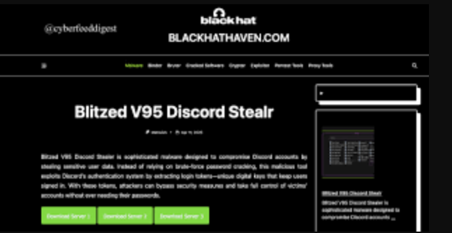Blitzed V95 Discord Stealr