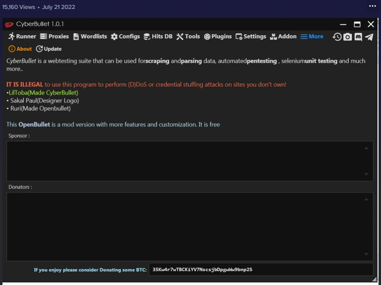 CyberBullet V1.0.1 Latest