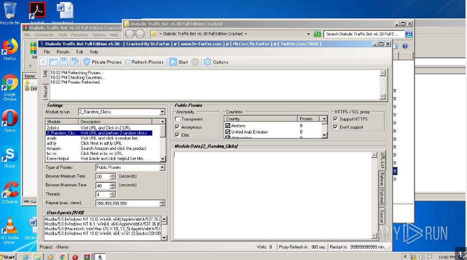 Diabolic Traffic Bot Full Edition v8.0 Activated