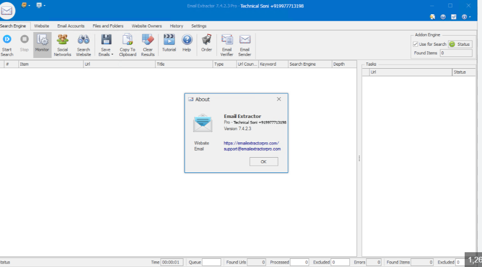Free Email Extractor 5.7 cracked