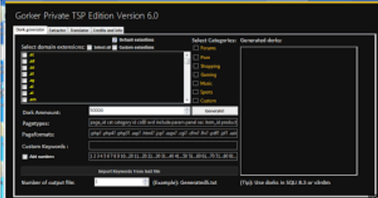 Gorker Private TSP 6.0 latest Edition