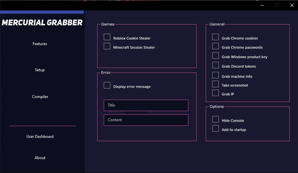 Mercurial Grabber 2025