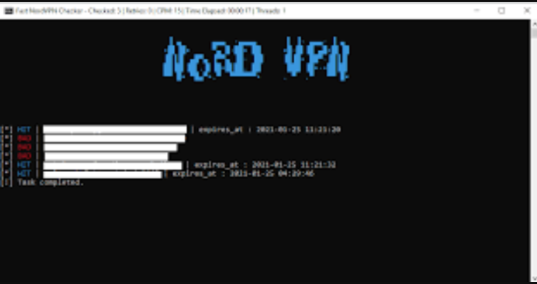 NordVPN Checker 2025 Latest