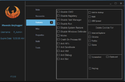 Phoenix Keylogger 2025