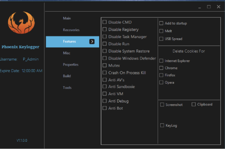 Poenix Keylogger 2025 Cracked version