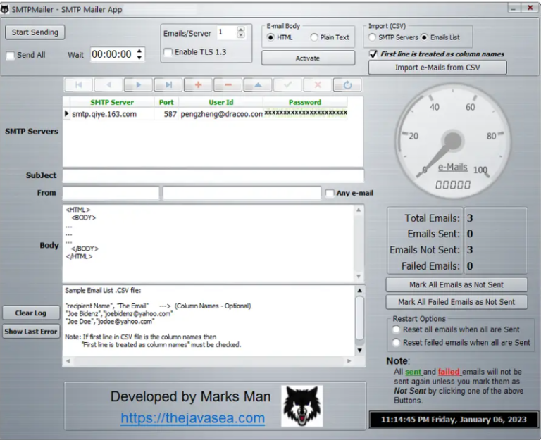 SMTP Mailer By Marks Man Latest