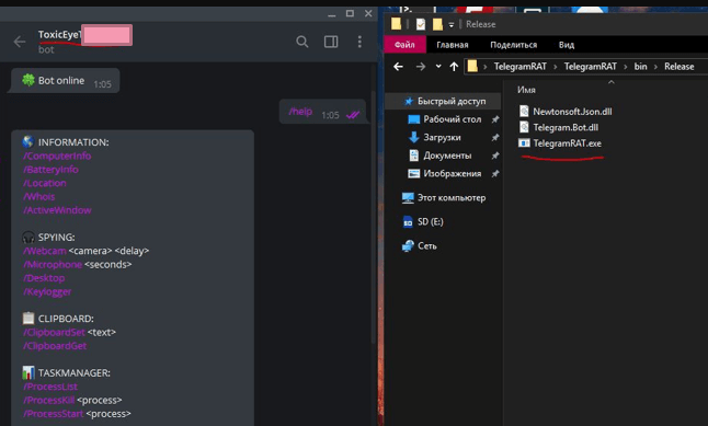 ToxicEye RAT STEALER CLIPPER 2025