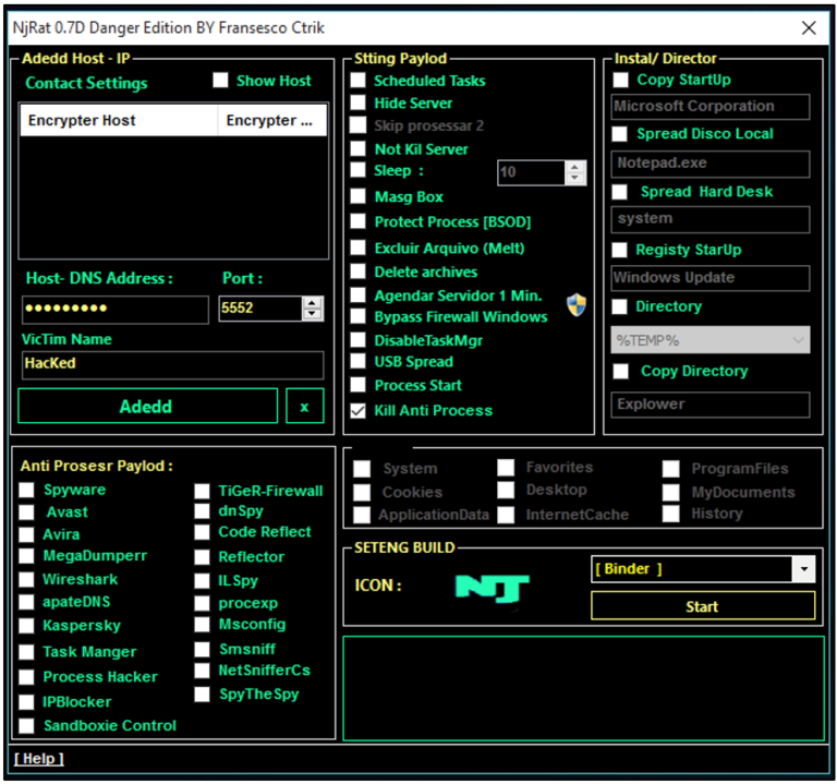 njRAT v0.8.0