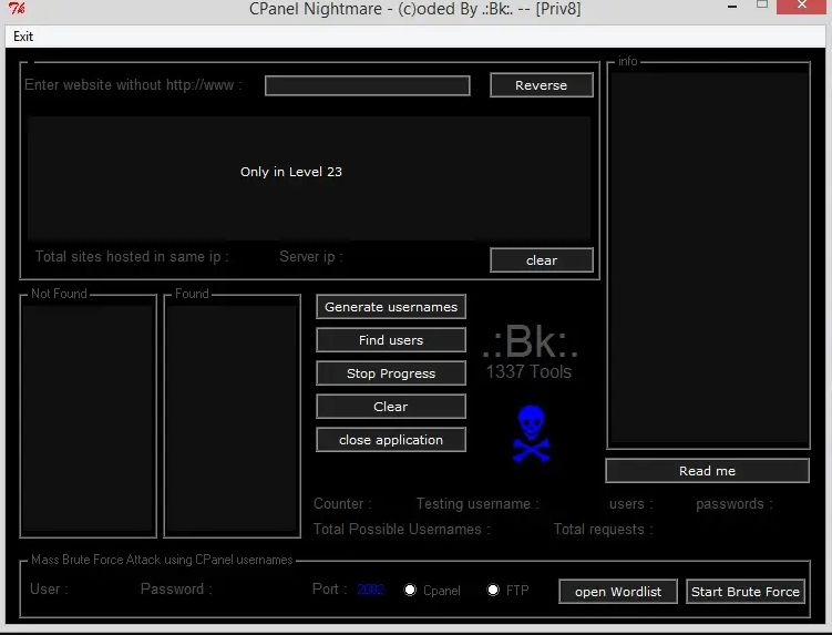 CPanel Scanner and Cracker 2024