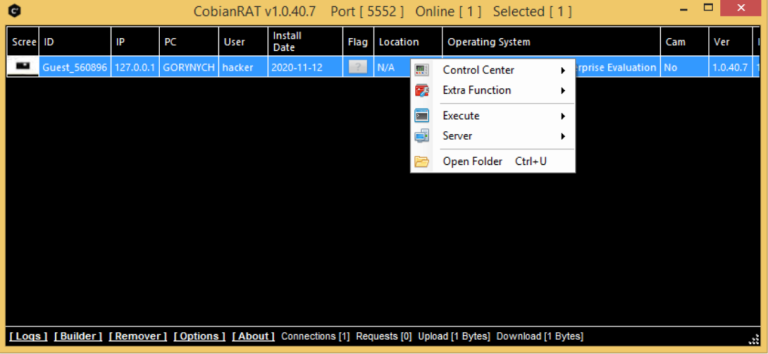 CobianRAT v1.0.40.7 cracked version