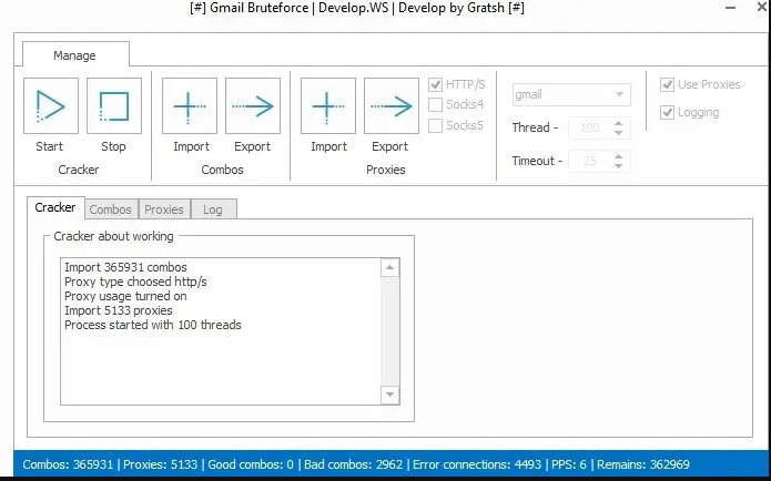 Gmail Bruteforce 2024