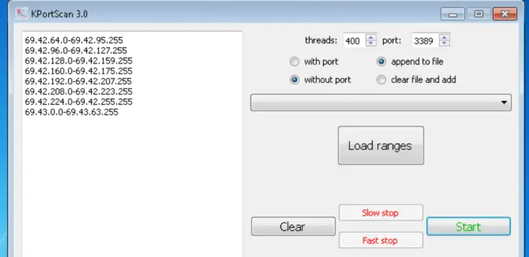 KPortScan 3.0 latest version