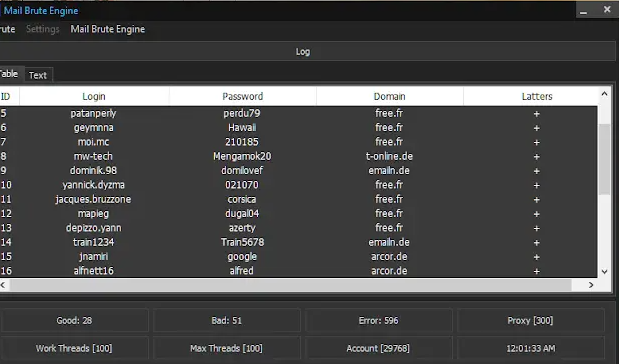 Mail Brute Engine 2024