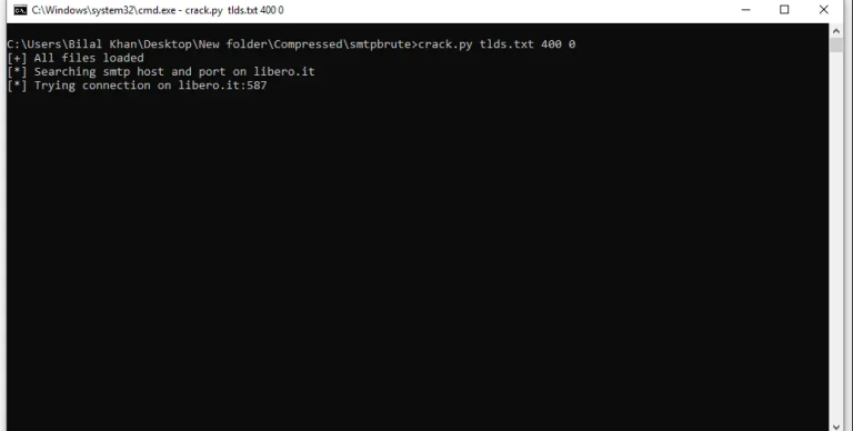 Python SMTP Webmail Scanner