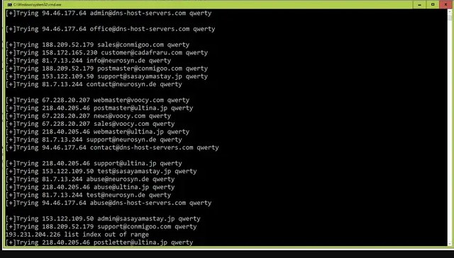 SBR SMTP Scanner 2024
