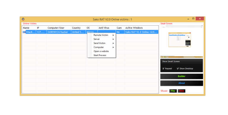 Sako RAT v2.0 latest Version