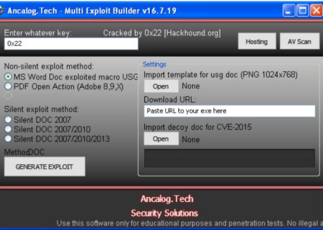 Ancalog Exploit Builder 2026 The Ultimate Penetration Testing Tool