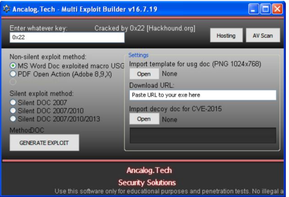 Ancalog Exploit Builder 2026 The Ultimate Penetration Testing Tool