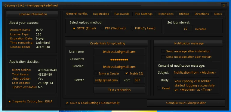 Cyborg Keylogger 2026