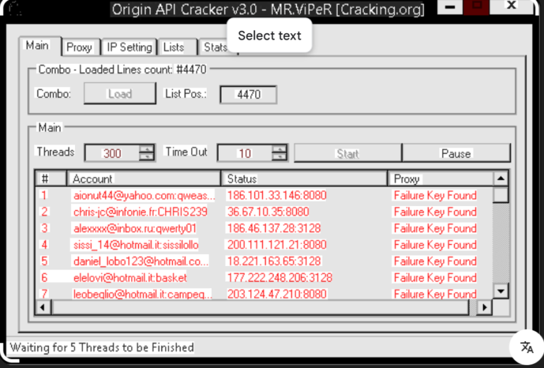 Origin API Cracker v3.1