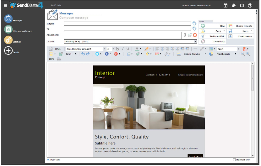 SendBlaster Pro Version 4.1.13 Activated