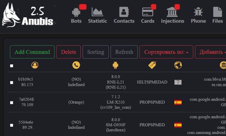Anubis Android Banking Botnet 2026