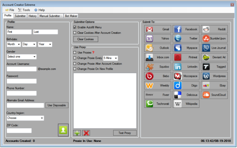 Account Creator Extreme