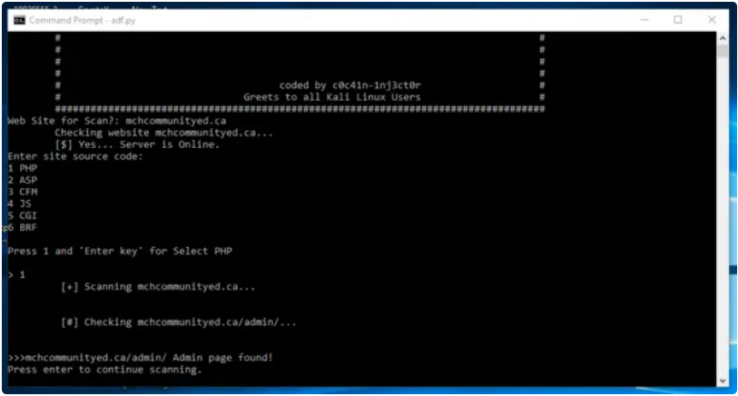 Admin Panel Finder 2025