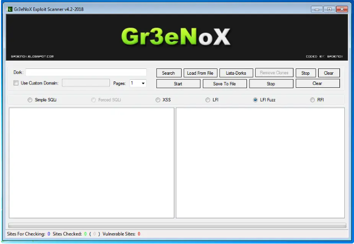 Gr3eNoX Exploit Scanner V4.2