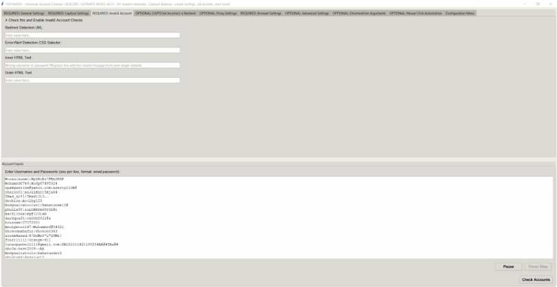 ULTIMATE Account Checker v8.13