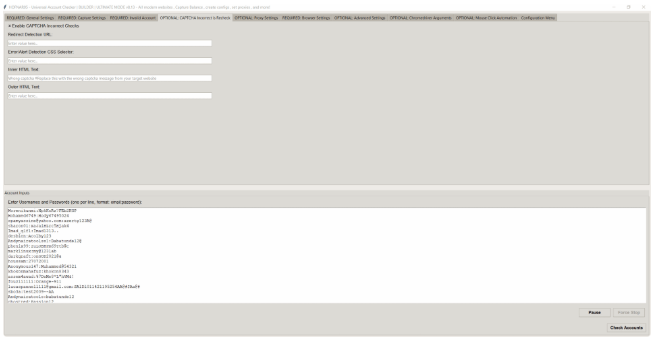 Universal Account Checker Builder v8.13