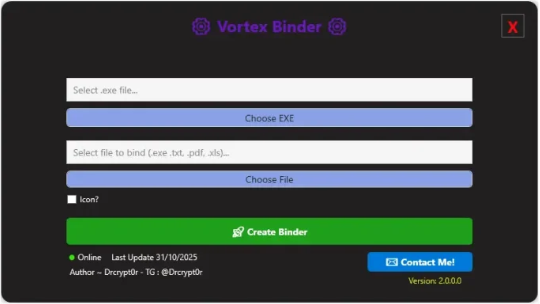 Vortex Binder 2.0