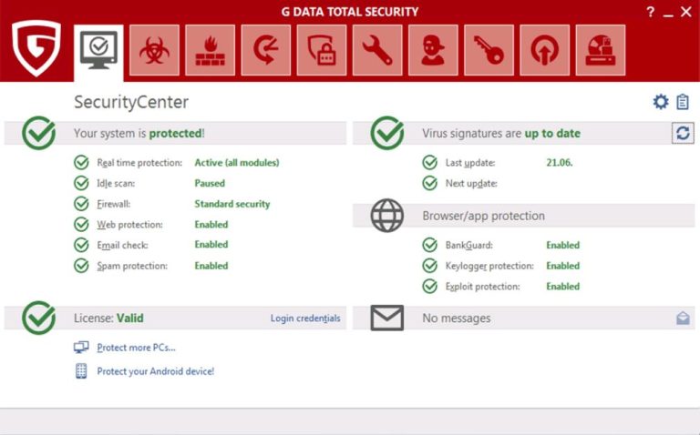 g data total security