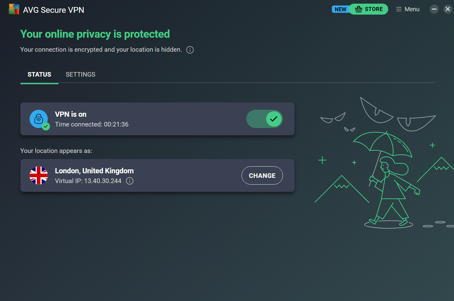 avg secure vpn
