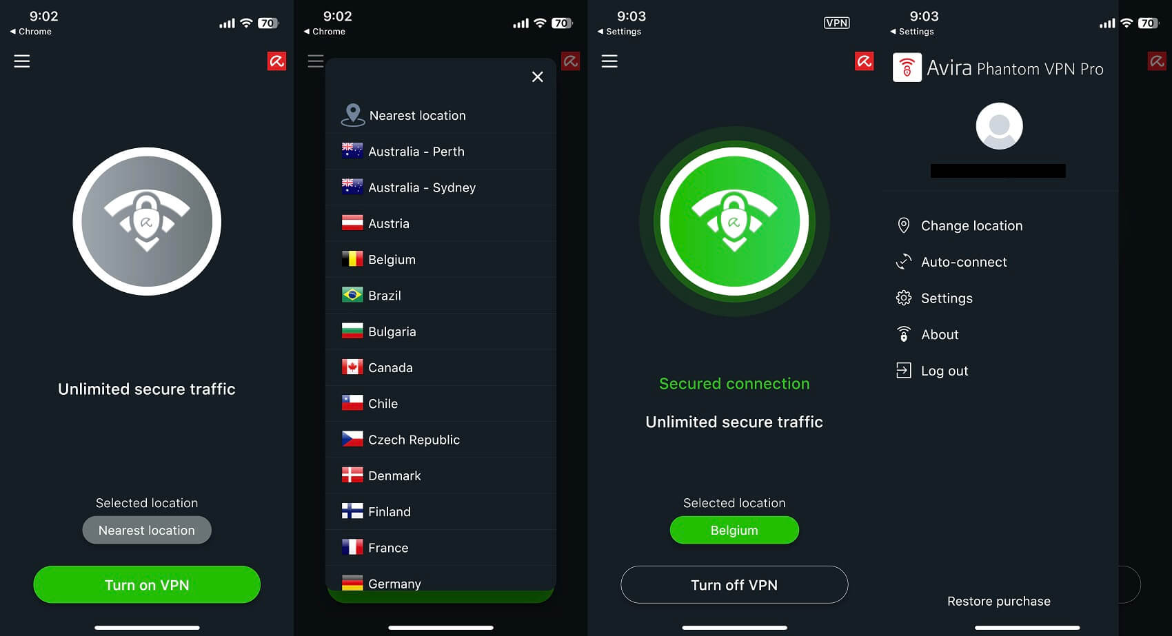 avira phantom vpn