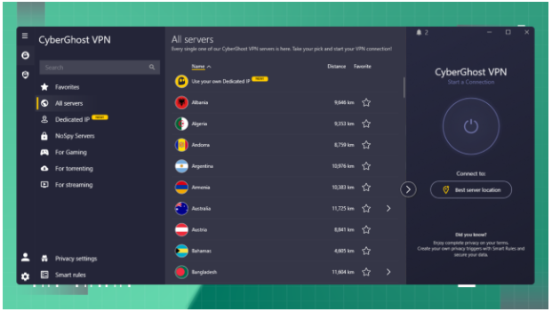 cyberghost vpn