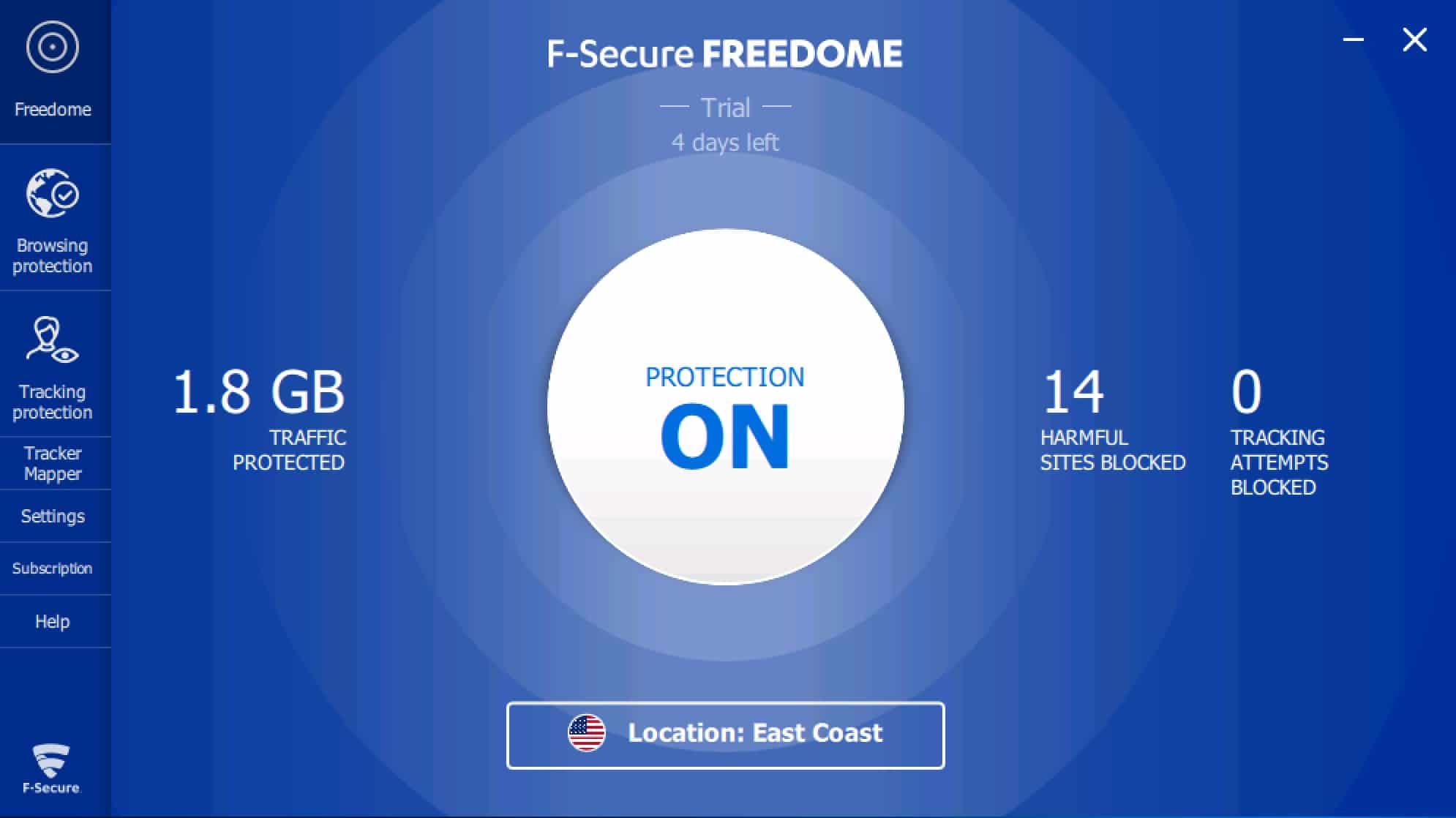 f-secure freedome vpn